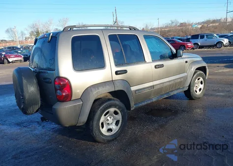 2007 Jeep Liberty Sport из США, поврежденный, VIN 1J4GL48K97W573306